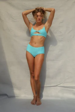 Boyshort Bikini Bottom - Capri Wave