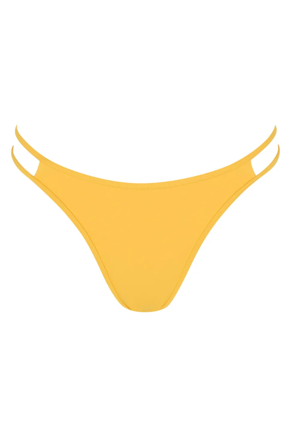 Double Strap Bikini Bottom - Daffodil