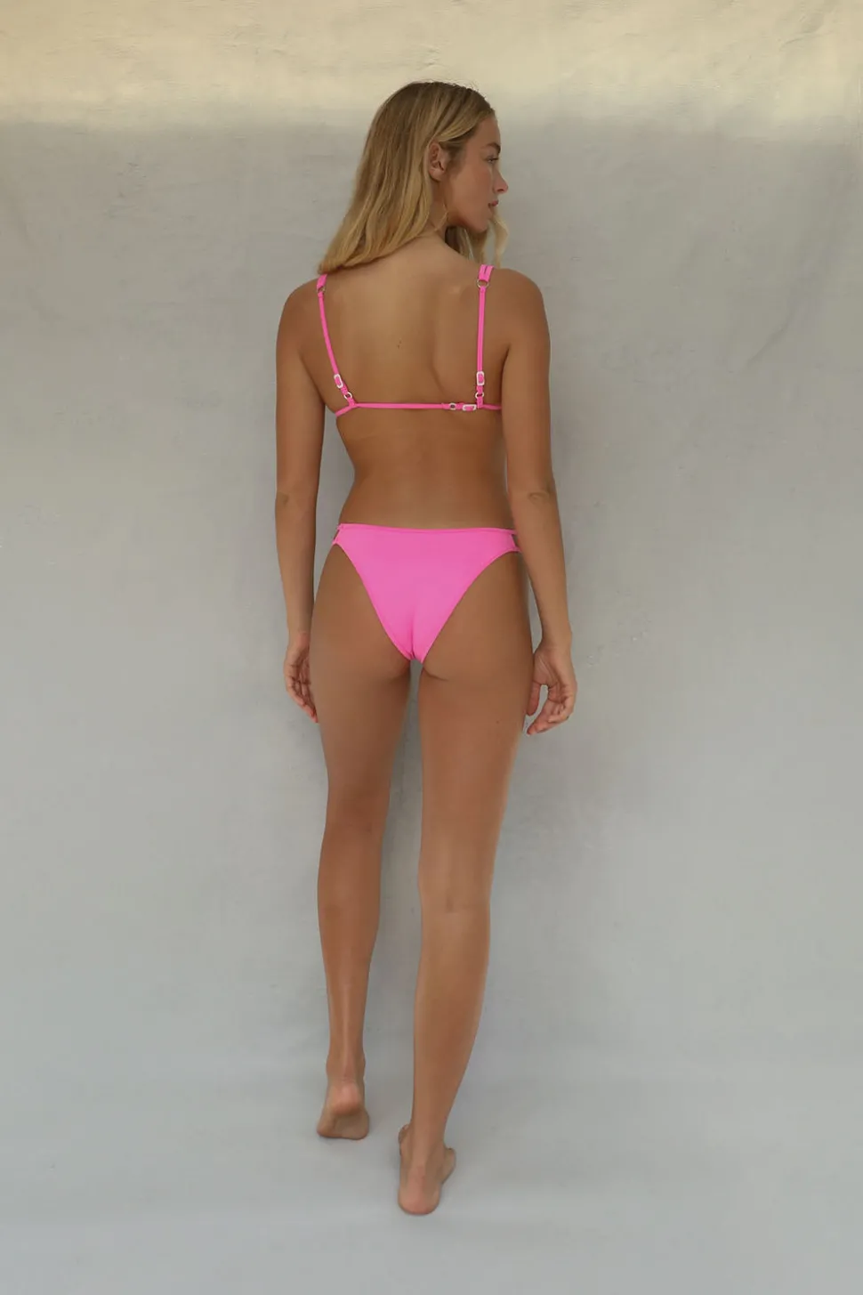 Double Strap Bikini Bottom - Guava