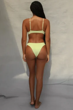 High Hip Bikini Bottom - Lime Creme