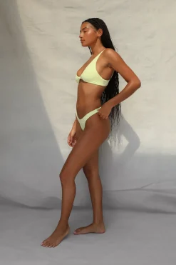 High Hip Bikini Bottom - Lime Creme