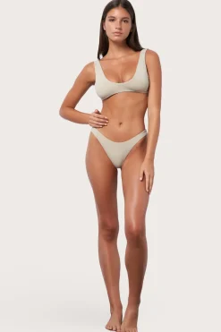 High Hip Bikini Bottom - Shimmer