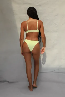 Knot Bikini Top - Lime Creme