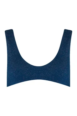 Scoop Bikini Top - Abyss Shimmer