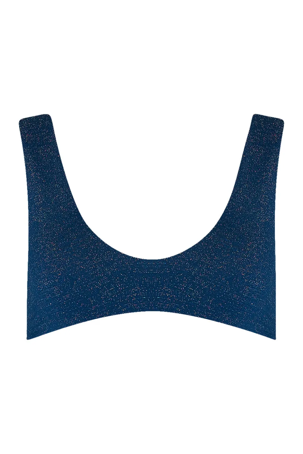 Scoop Bikini Top - Abyss Shimmer